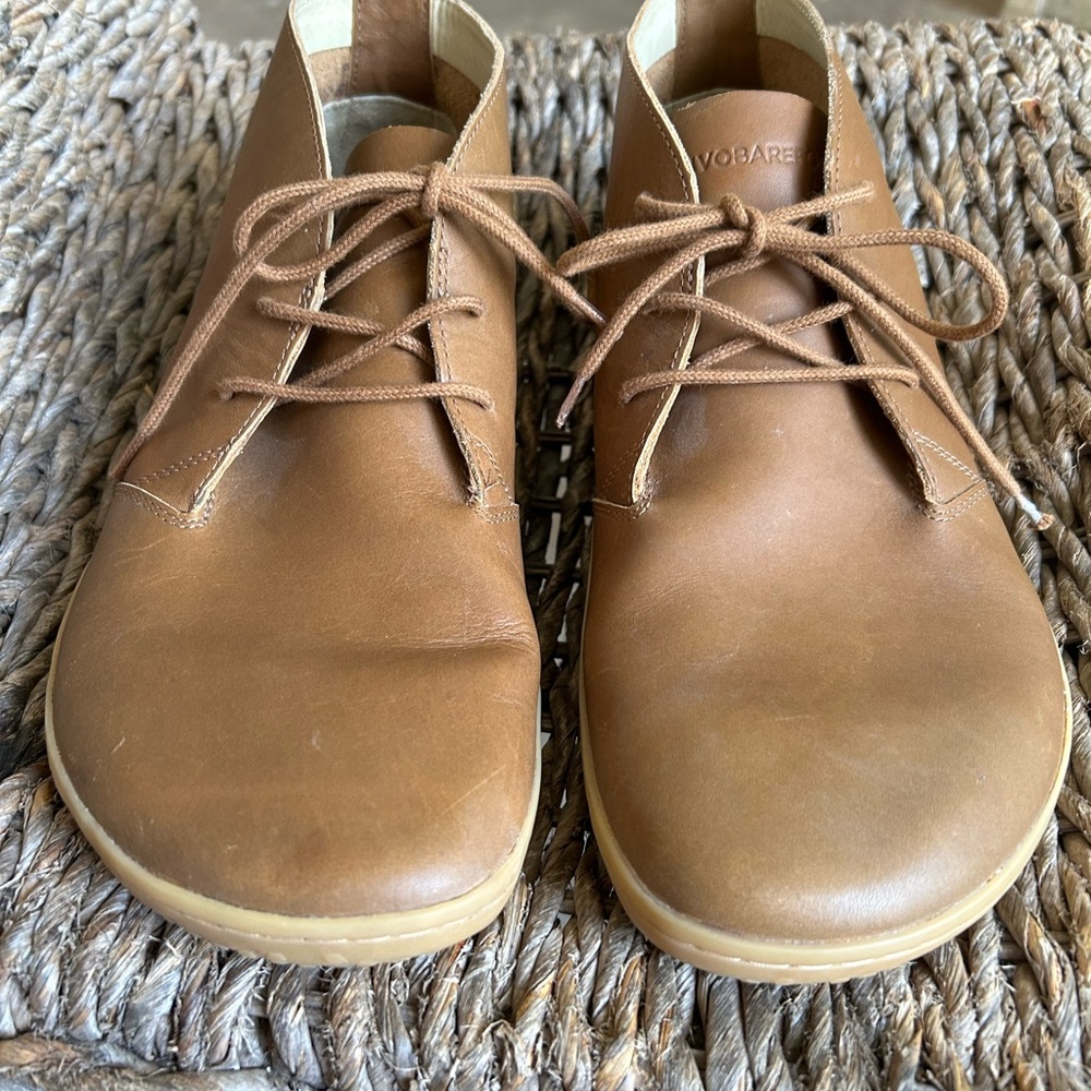 Vivobarefoot Men's Chukka Boots in Tan - Picture 3 of 10